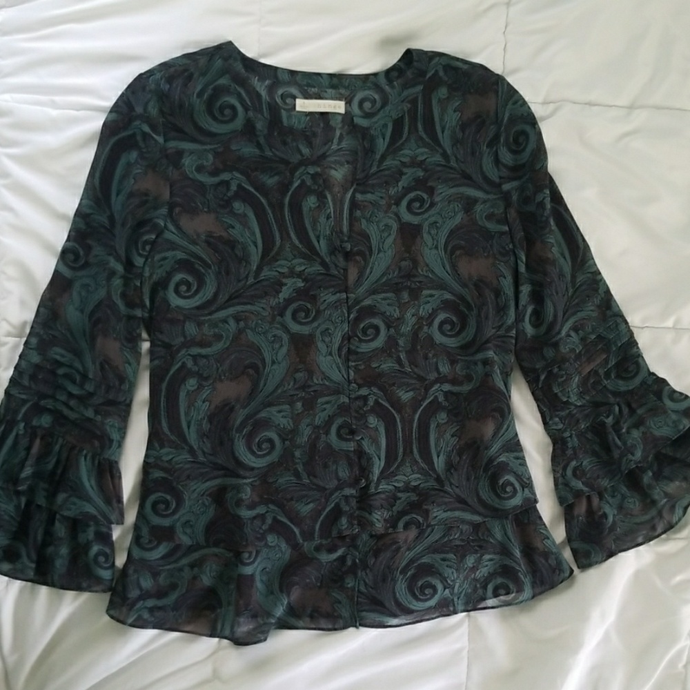 Bell-sleeve top